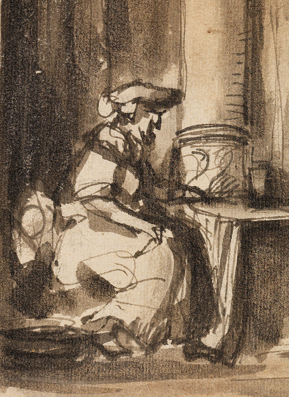 Harmensz. Rembrandt van Rijn - 2 Blätter: Nachfolge - Figürliche Darstellungen - 