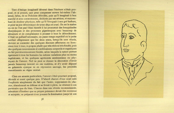 Henri Matisse - Rouveyre: Apollinaire. 1952