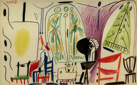 Pablo Picasso - Repr.: Carnet de la Californie (1959)