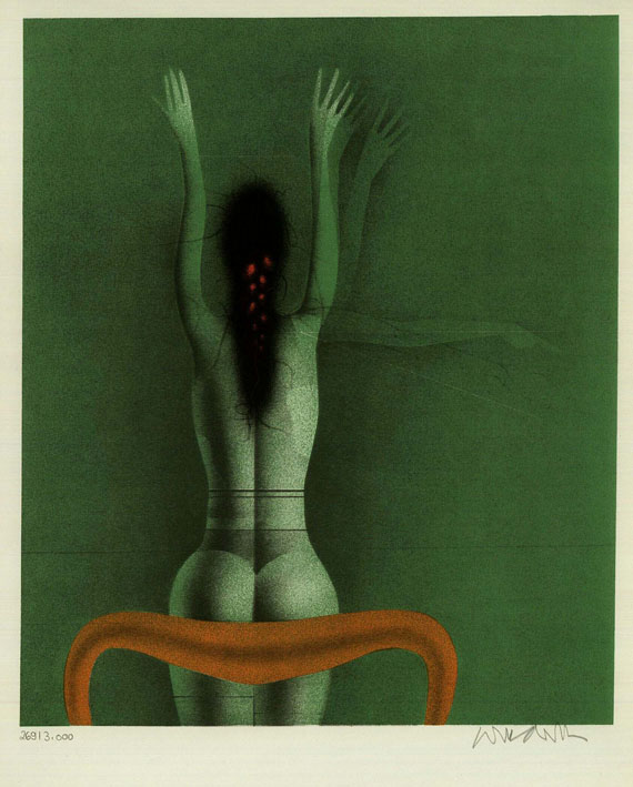 Paul Wunderlich - Les femmes. 1977
