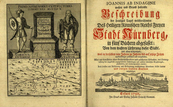 Johann Heinrich von Falckenstein - Beschreibung der Stadt Nürnberg. 1750