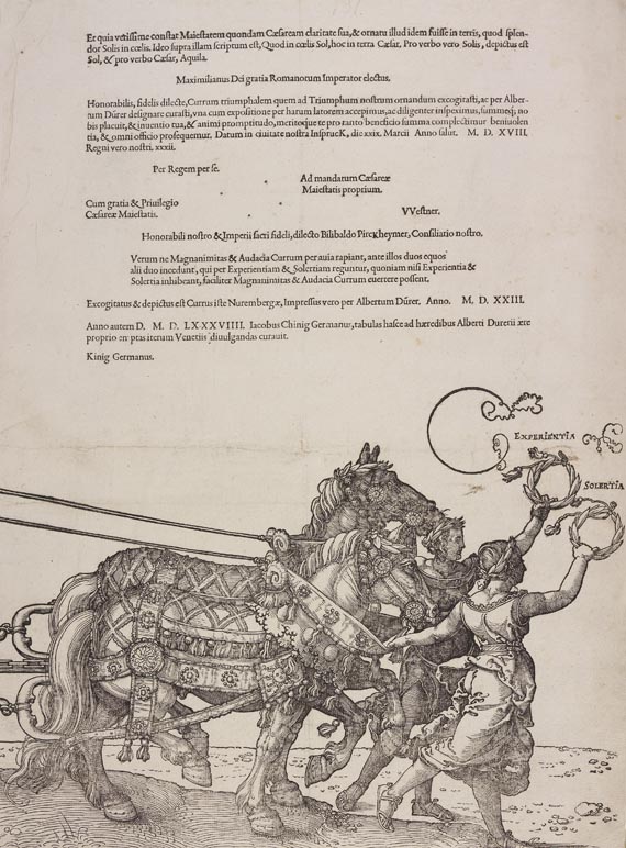 Albrecht Dürer - Der große Triumphwagen. 5. Ausgabe. 1589 - 