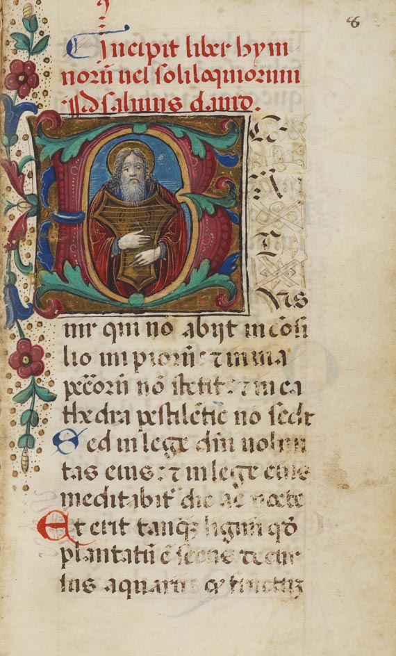  Manuskripte - Psalterium. Um 1500.