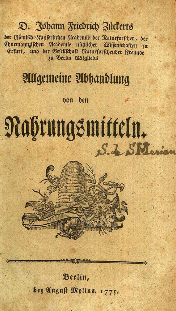 Johann Friedrich Zückert - Allgemeine Abhandlung. 1775