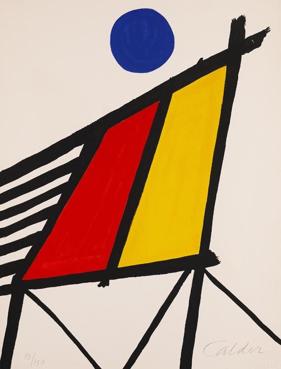 Alexander Calder - Blue sun