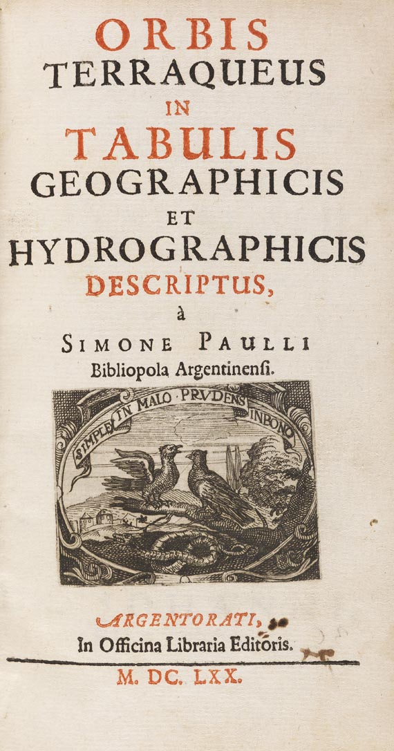 Simon Paulli - Orbis Terraqueus. 1670