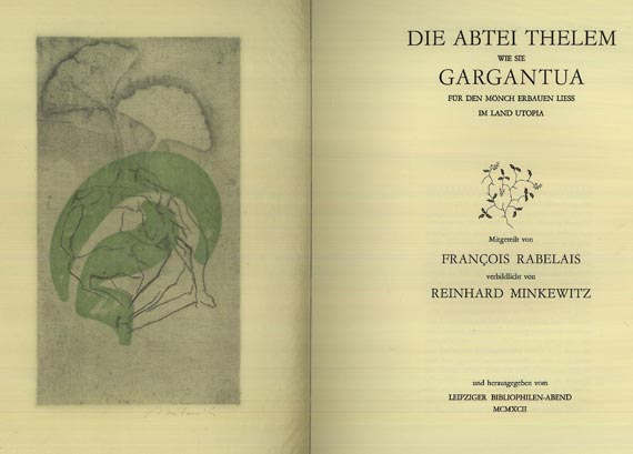 J. von Saatz - Der Ackermann und der Tod, Die Abtei Thelem. 2 Bde. 1992/2000