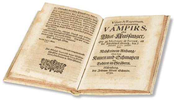 Johann Christian Fritsche - Von denen Vampyren. 1732 - 