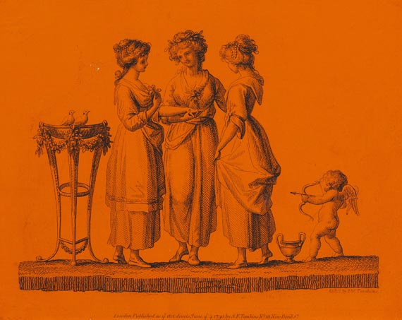 Peltro William Tomkins - Book of etchings. 1790 - 