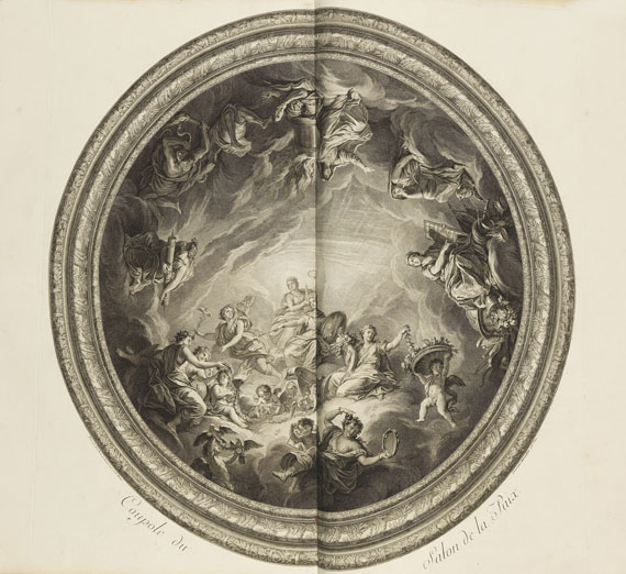 Le Brun, C. - La grande galerie de Versailles. 1752