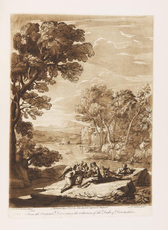Claude Lorrain - Liber veritatis. 1777-1819. 3 Bde. - 