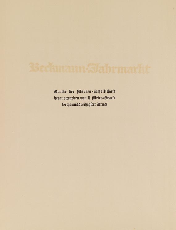 Max Beckmann - Jahrmarkt - 