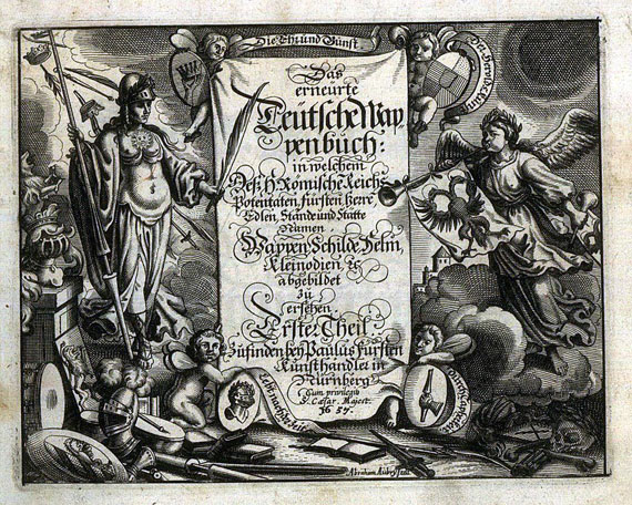 Heraldik - Siebmacher, Johann, Teutsches Wappenbuch. 1657