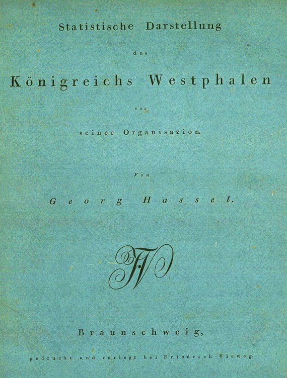 Hannover - Konvolut zur Statistik in Hannover, 6 Teile. 1791- 1865.