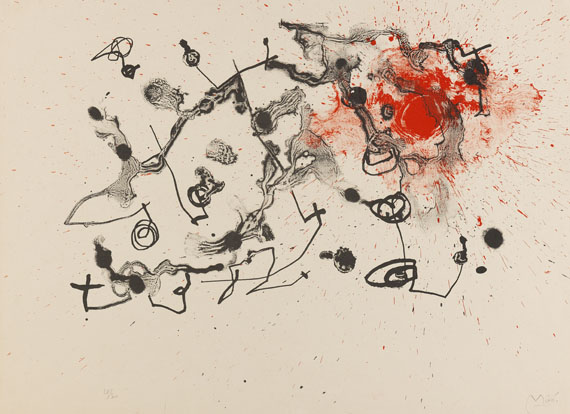 Joan Miró - Serie II, rouge