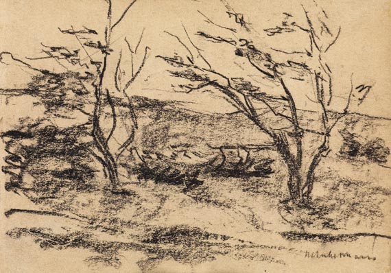 Max Liebermann - Bäume im Wind