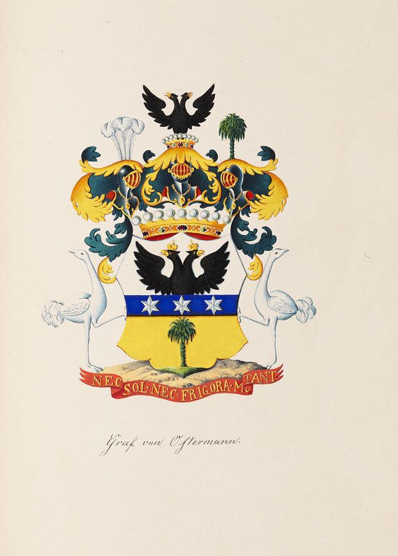Johann von Radetzky - Der Herold der Ostsee-Provinzen (Manuskript). 1866 und 1870. 2 Bde. - 