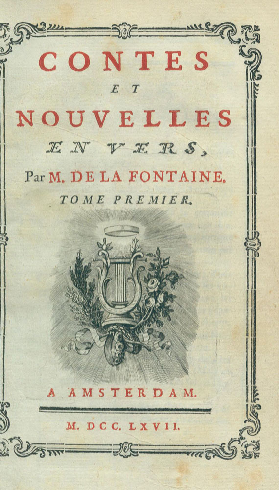 Jean de La Fontaine - Contes. 1767. 2 Bde.