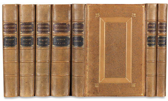 Thomas Frognall Dibdin - Bibliotheca Spenceriana. 7 Bde. 1814- 1823.