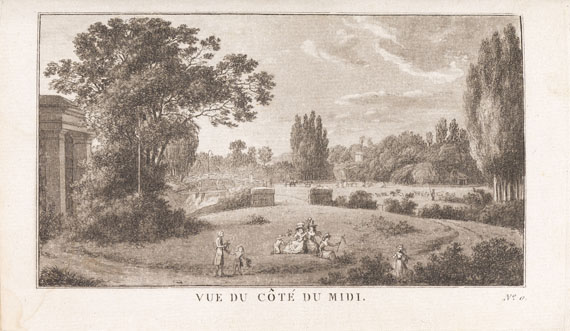 Jacques Francois Merigot - Girardin, R. L. de, Promenade ou itinéraire. 1788