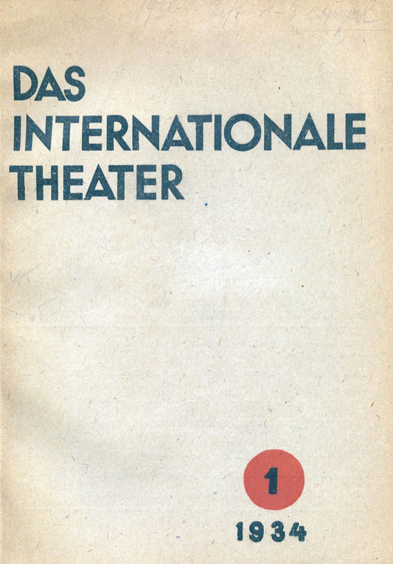 Internationale Theater - Das internationale Theater. 1934