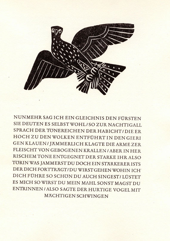Gerhard Marcks - Tierfabeln des Aesop. 1949.