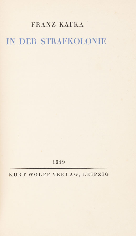 Horst Janssen - Kafka, In der Strafkolonie. 1919 - 