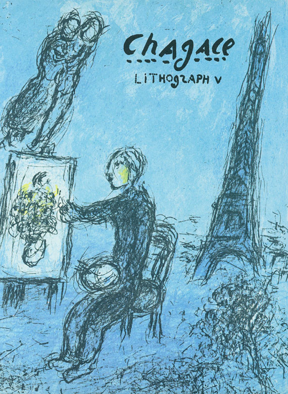 Marc Chagall - Mourlot, F., Chagall- Lithographe, Bd. I-V.  1960-1984.
