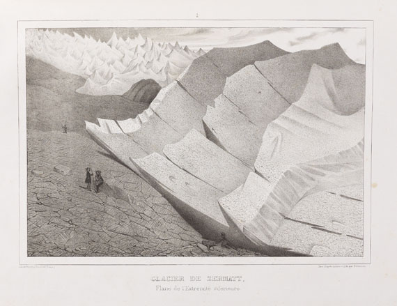 Jean L. R. Agassiz - Etudes sur les Glaciers. 1840.