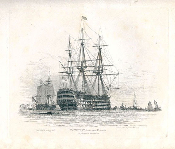  Schiffahrt - Ed. W. Cooke, Fifty plates of shipping. 1829.