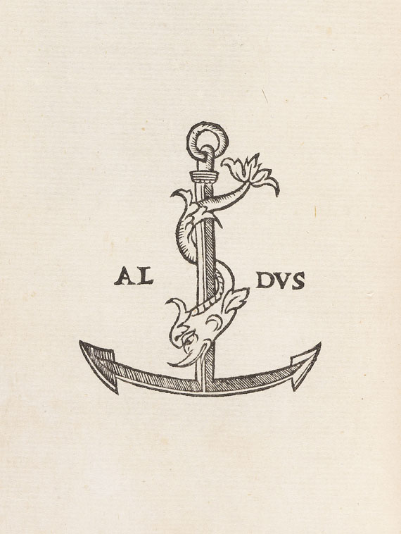  Aldus-Drucke - J. Pontanus, Amorum libri II. 1518 - Dabei: Opera urania. 1533
