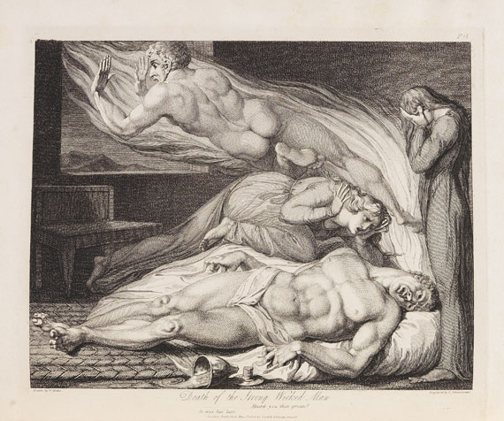 William Blake - The Grave. 1808. - 