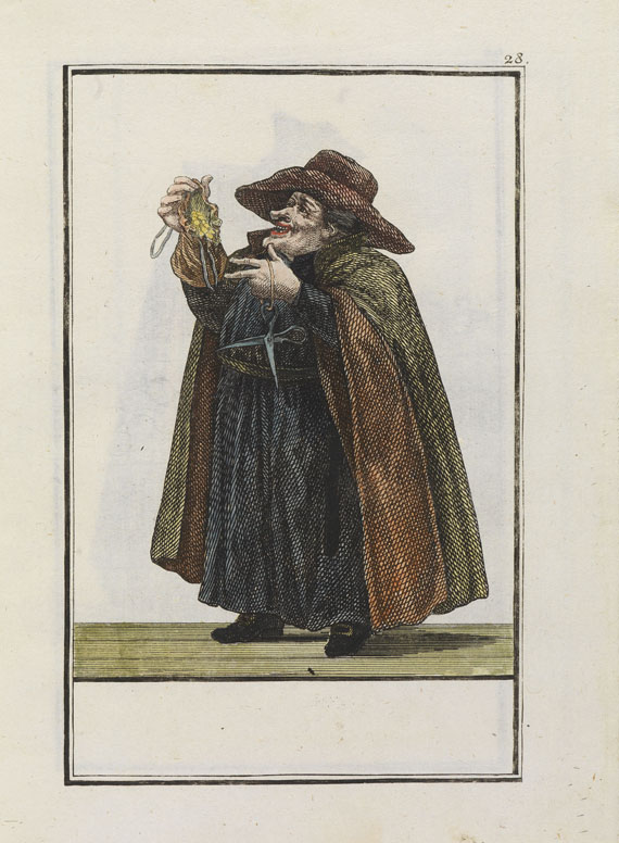 Cornelis Dusart - Caricatures. 1700 - 