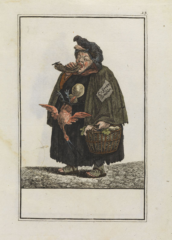 Cornelis Dusart - Caricatures. 1700