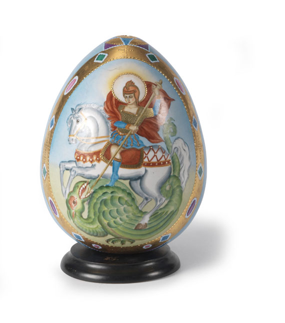  Russland - Ei als Ostergeschenk