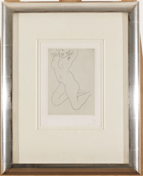 Henri Matisse - Nu à genoux, bras derrière la tête - 