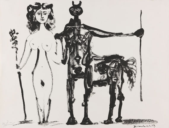 Pablo Picasso - Centaure et Bacchante
