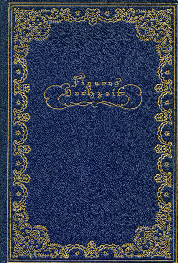 Pierre Augustin Caron de Beaumarchais - Figaros Hochzeit. Illustr. nach D. Chodowiecki. 1785. - Dabei: Balzac, Albert Savarus. 1924.