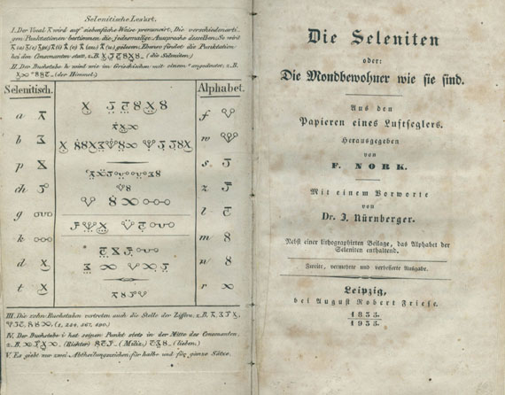 F. [d. i. Seligmann Kohn] Nork - Die Seleniten. 2. A.1835