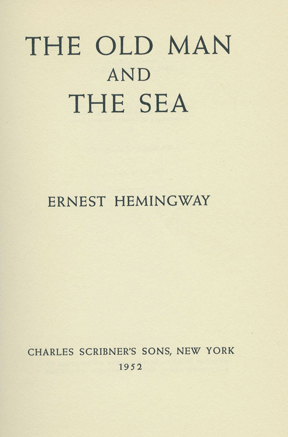 Ernest Hemingway - 3 Werke. 1952-1999