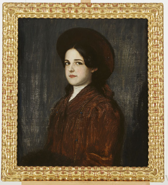 Franz von Stuck - Porträt der Mary Stuck - 