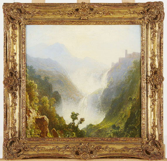 Carl Morgenstern - Die Wasserfälle von Tivoli - 