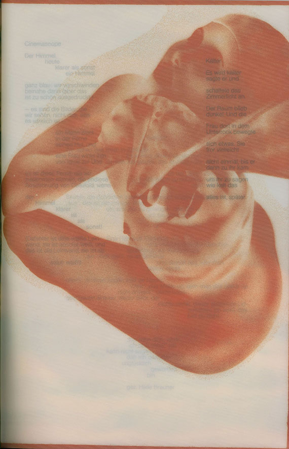  Hundertdrucke - Brinkmann, R. D., Standphotos. 1969.