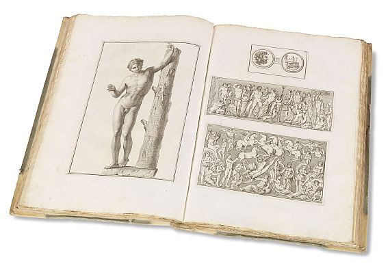Johann Joachim Winckelmann - Monumenti antichi inediti. 2 Bde. + Suppl. (Raffei, Ricerche). Zus. 3 Bde. 1767-79.. - 