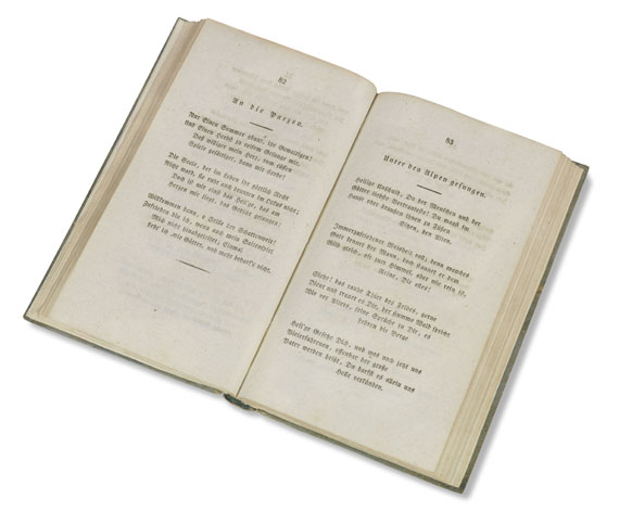 Friedrich Hölderlin - Gedichte. 1826. - 