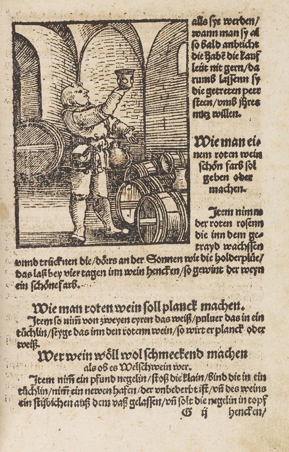   - Kellermaisterey. Augsburg 1536.. - 