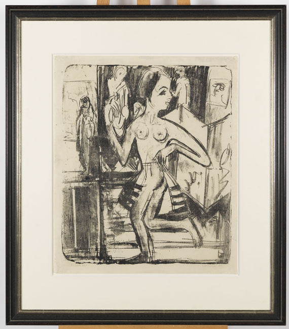 Ernst Ludwig Kirchner - Nackttänzerin - Frame image