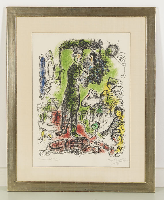 Marc Chagall - Der große Bauer - Frame image
