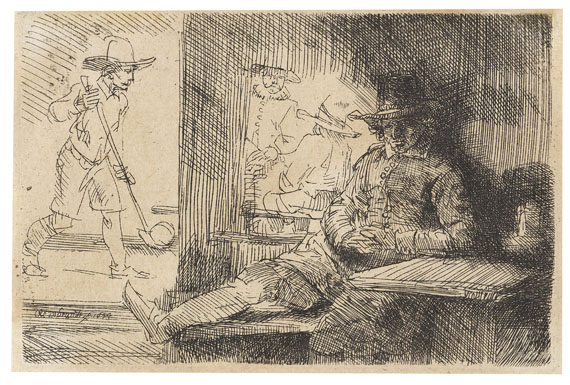 Harmensz. Rembrandt van Rijn - Das Kolf-Spiel