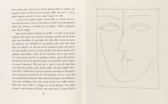 Pablo Picasso - Carmen. 1949. - 